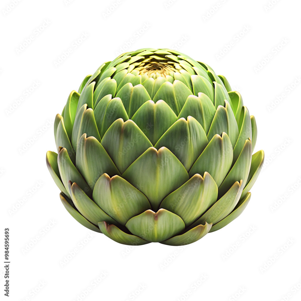 Dynamic artichoke with PNG. Generative AI Dynamic artichoke with PNG. Generative AI