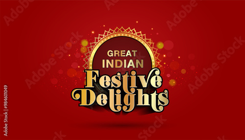 Festive sale offer logo concept for Indian festival navratri diwali and dhanteras.