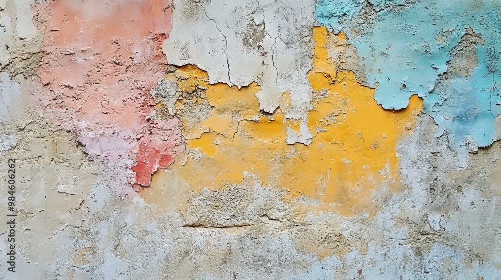 Cement wall, colored Cement wall, colored