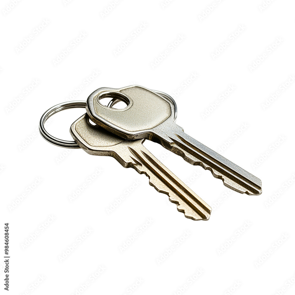 Two keys, cut out Two keys, cut out