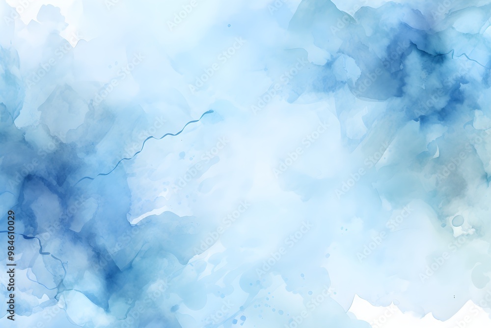 Hand painted abstract watercolor blue background Hand painted abstract watercolor blue background