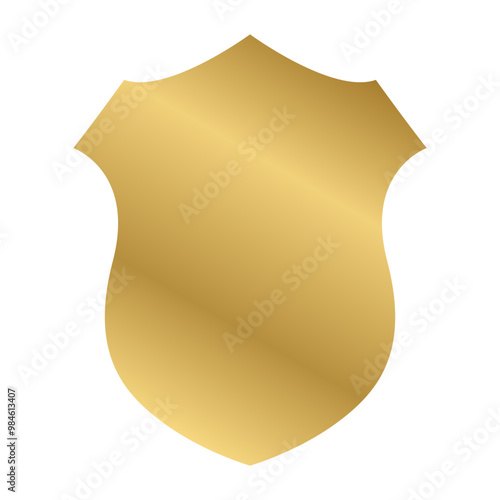 Free Download gradient gold shield - GFXLoad