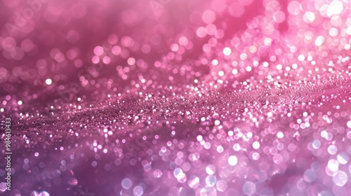 Pink and White Glitter Background