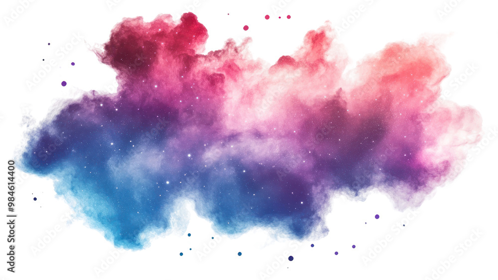 PNG Vibrant colorful abstract cosmic cloud PNG Vibrant colorful abstract cosmic cloud