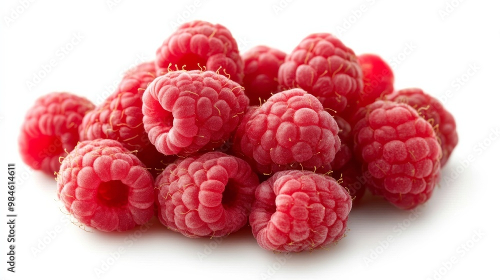 Raspberry on white Raspberry on white
