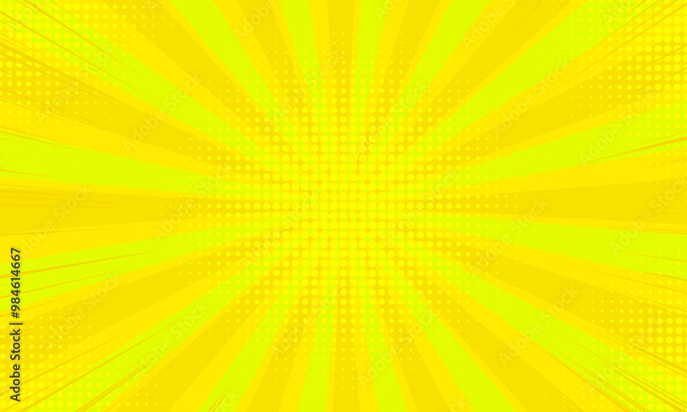 abstract comic background with rays and dot halftone abstract comic background with rays and dot halftone