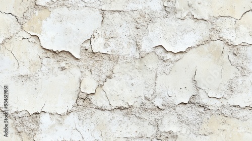 White cement texture featuring stone concrete and rock plastered stucco wall painted in a flat fade with a pastel grey solid floor grain Rough top with an empty brushed print in beige showcasing s