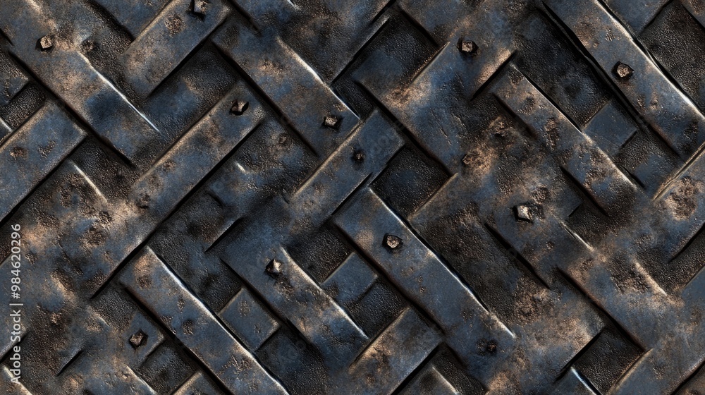Seamless metal pattern texture Seamless metal pattern texture