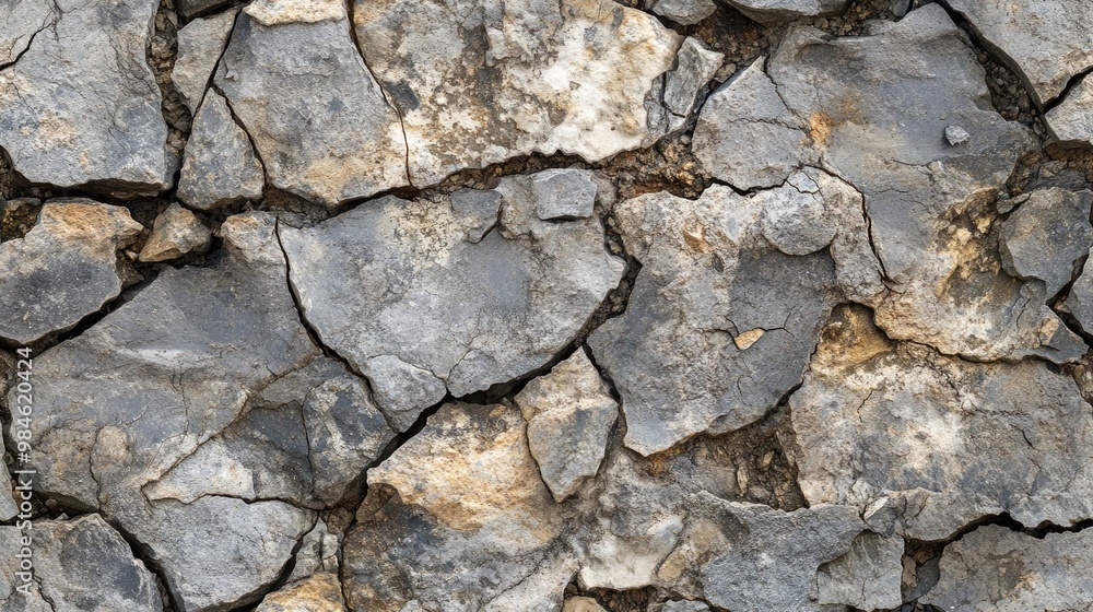 Cracked stone texture resulting from natural elements Cracked stone texture resulting from natural elements