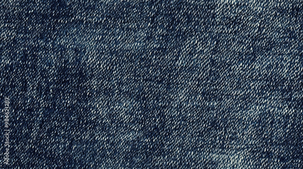 Naklejka premium Blue jeans fabric texture for background