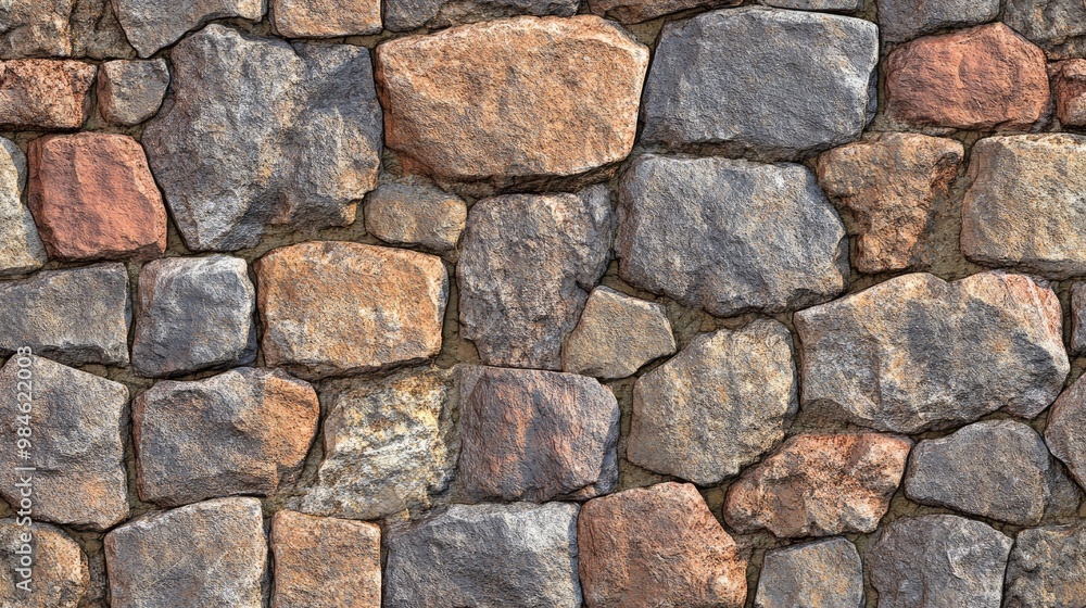 Seamless pattern texture of brick and stone wall Seamless pattern texture of brick and stone wall