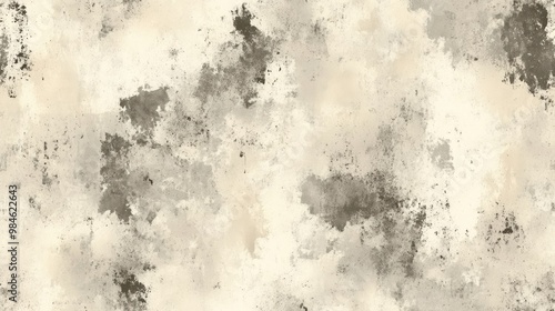 Seamless neutral tan and white distressed grunge surface pattern design for print High quality illustration featuring a textured textile repeat print swatch Aged gray abstract illustration with a