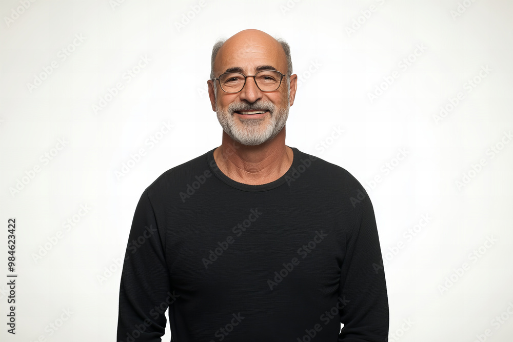 Stylish Middle-Aged Man in Modern Casual Attire, Radiating Confidence and Charisma, Ideal for Professional and Lifestyle Photography in a Studio Setting Stylish Middle-Aged Man in Modern Casual Attire, Radiating Confidence and Charisma, Ideal for Professional and Lifestyle Photography in a Studio Setting