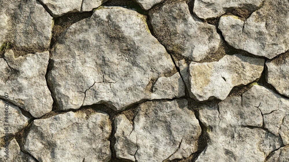 Cracked stone texture resulting from natural elements Cracked stone texture resulting from natural elements