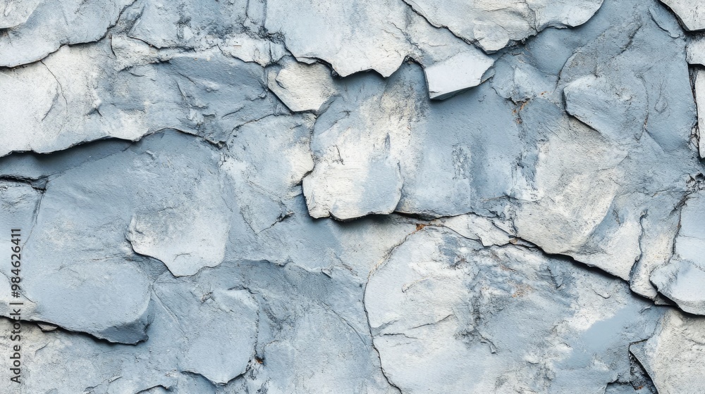 Blue Grey Painted Abstract Background with Stone Wall Texture Blue Grey Painted Abstract Background with Stone Wall Texture
