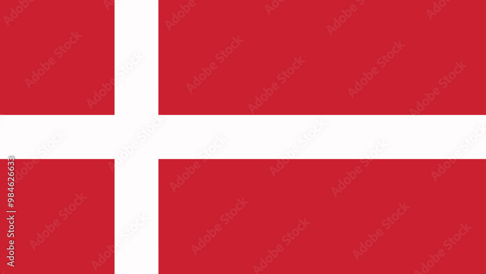 Illustration of Denmark national flag Illustration of Denmark national flag