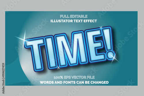 time Vintage Text Effect Billionaire text style theme.