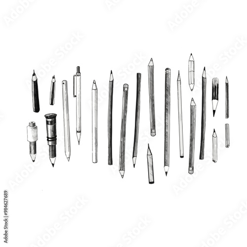 illustrazione matite 