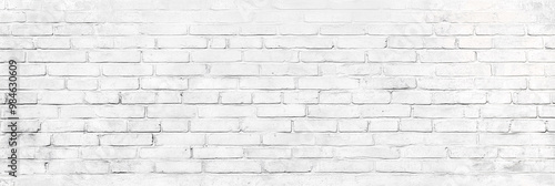 Vintage White Brick Wall Texture with Aged Surface and Rustic Patterns, Perfect for Architectural Design, Backgrounds, and Industrial Decor Themes, Featuring Subtle Cracks and Weathered Details for an