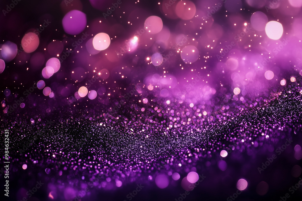 Purple glitter with bokeh Purple glitter with bokeh