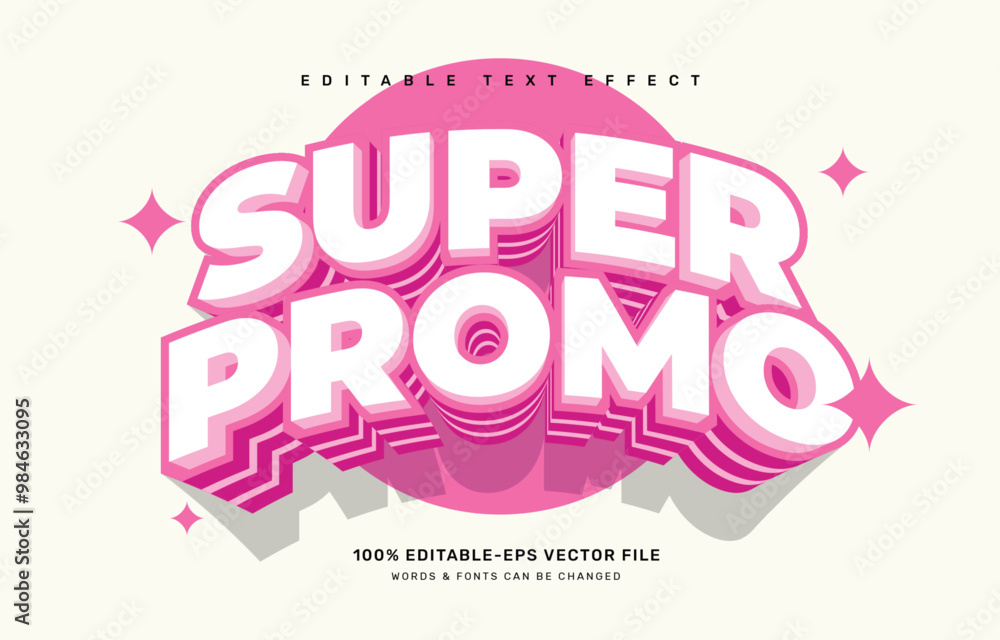 Super promo editable text effect template Super promo editable text effect template