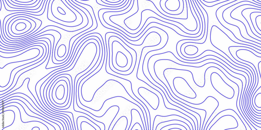 Fototapeta premium Topographic map in contour line light topographic topo contour map and ocean topographic line map. Natural printing illustrations of maps.