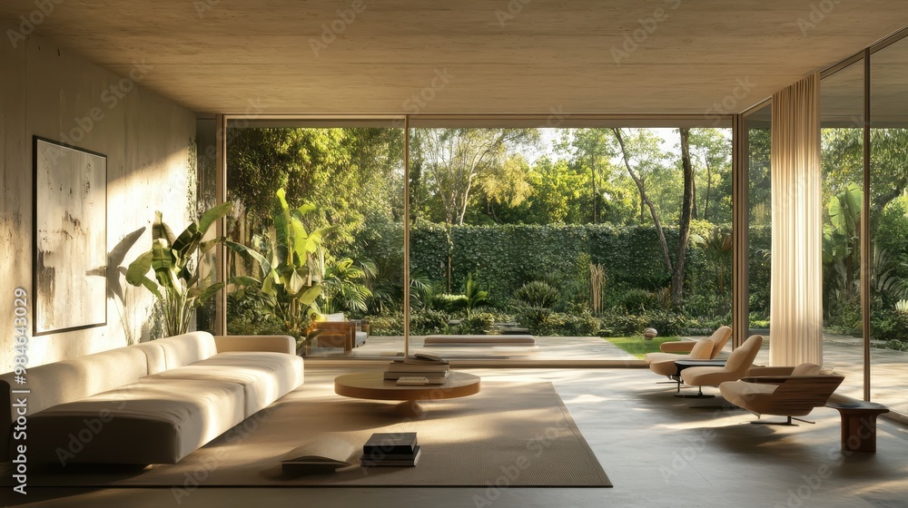 Serene Oasis: A Modern Retreat Amidst the Lush Greenery Serene Oasis: A Modern Retreat Amidst the Lush Greenery