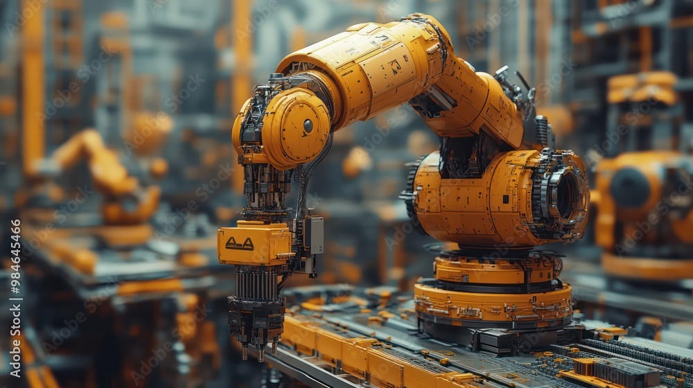 A construction site powered by AI-driven technology, automated machines building a structure with precision and speed A construction site powered by AI-driven technology, automated machines building a structure with precision and speed