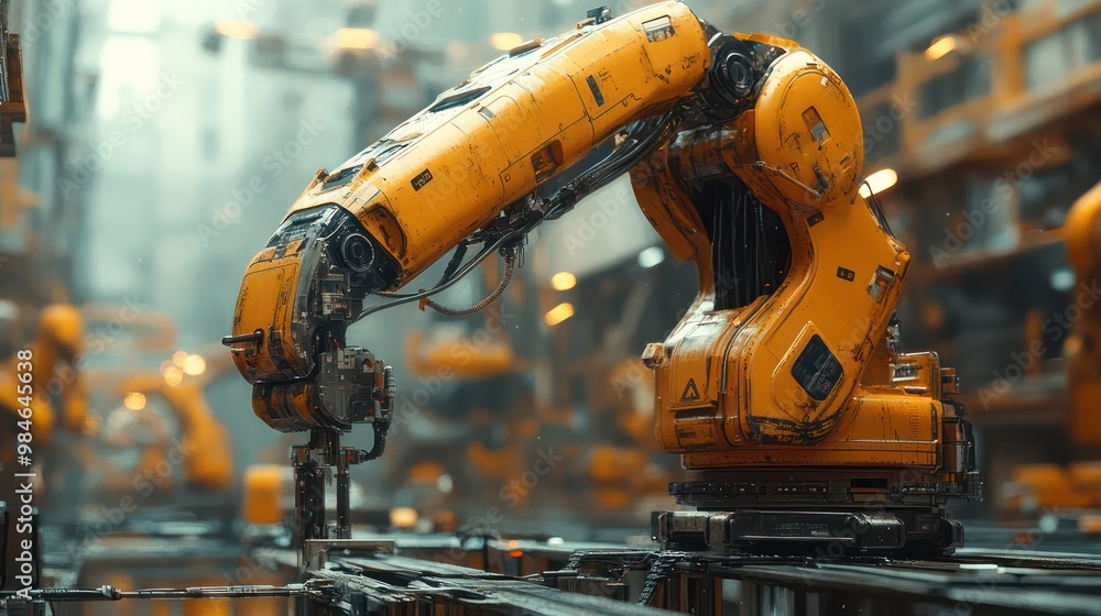 A construction site powered by AI-driven technology, automated machines building a structure with precision and speed A construction site powered by AI-driven technology, automated machines building a structure with precision and speed