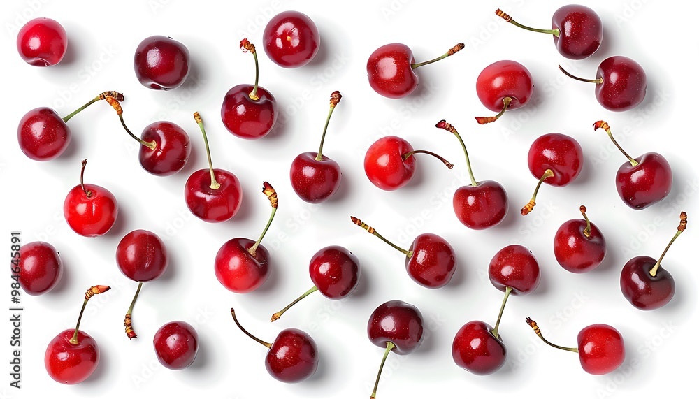Cherries isolated on white background Cherries isolated on white background