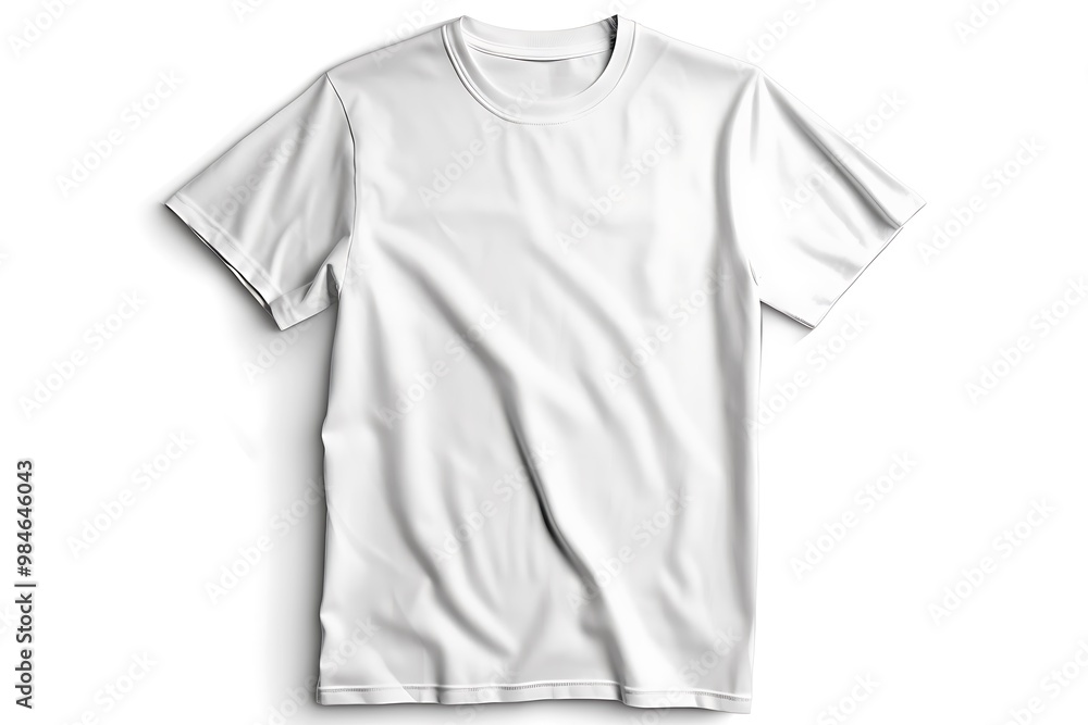 White tshirt on a white background White tshirt on a white background