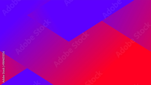 Blending reddish pink and purple diagonal rectangle geometric shapes creative simple background