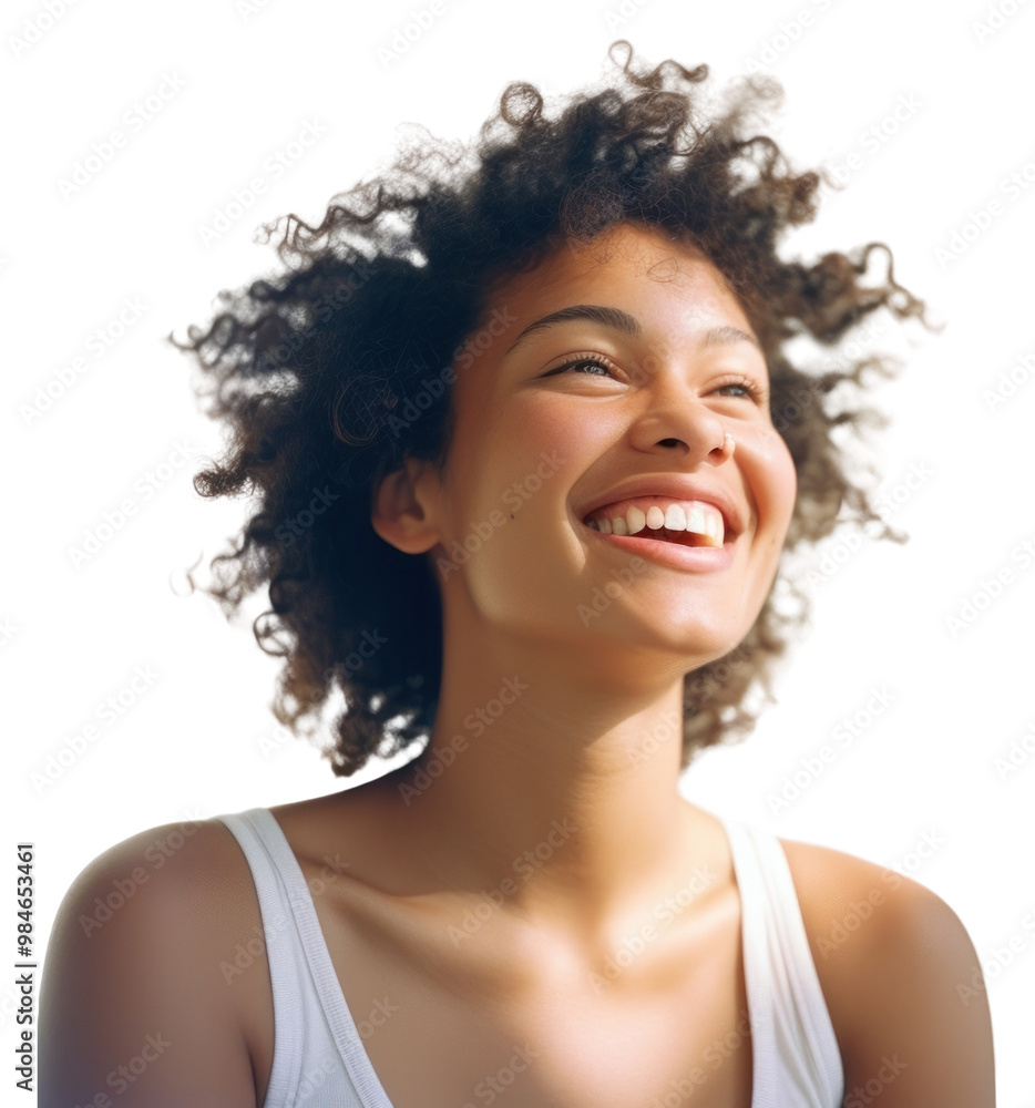 PNG A mixed race american-african woman laughing smiling smile. PNG A mixed race american-african woman laughing smiling smile.