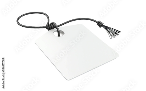 Security tag isolated on transparent background PNG.