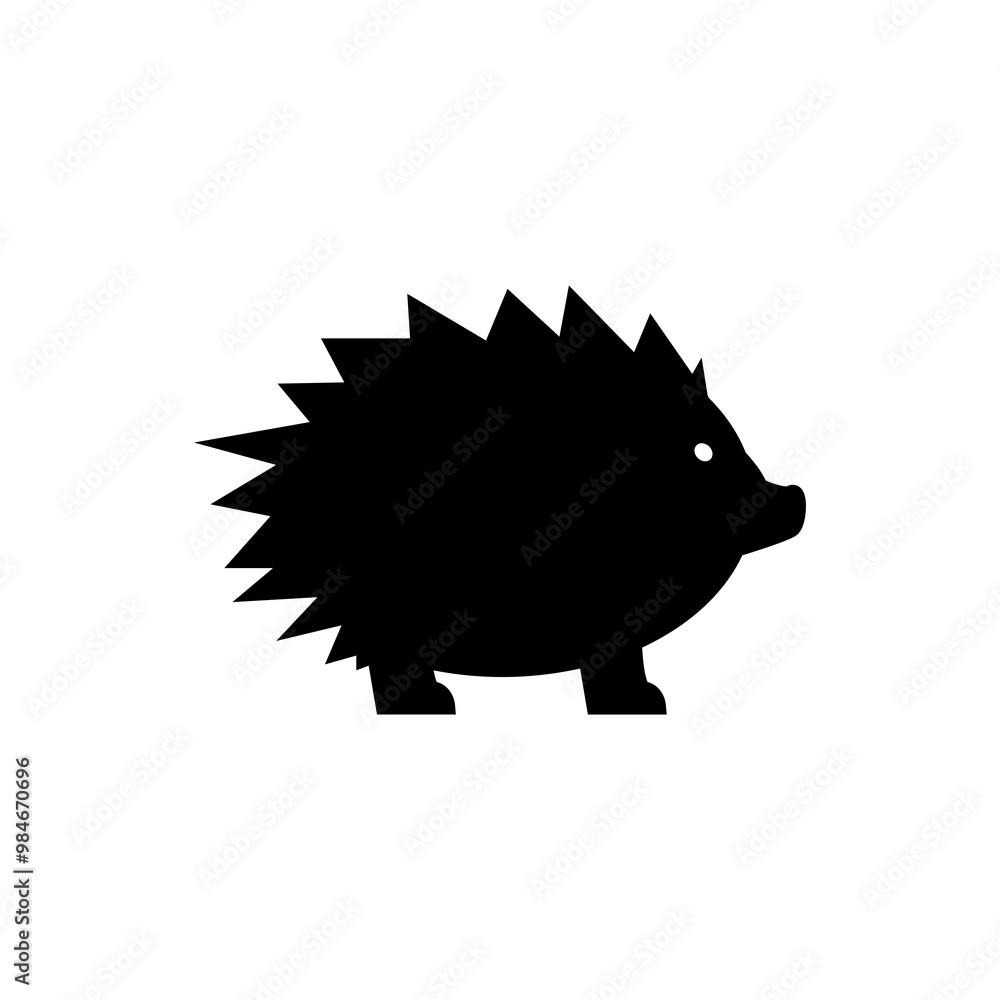 Hedgehog icon vector Hedgehog icon vector
