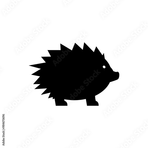 Hedgehog icon vector