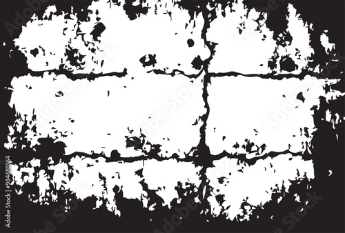 Metal texture with scratches and cracks. Image includes a effect the black and white tones.