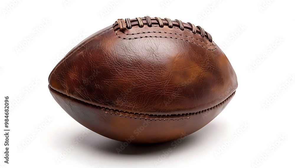 Rugby ball isolated on white background Rugby ball isolated on white background