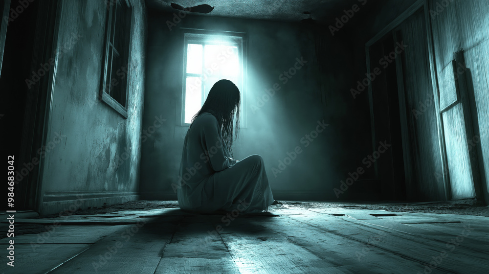 A disturbing ghostly reflection: soul tormented by shadows of past trauma
A disturbing ghostly reflection: soul tormented by shadows of past trauma