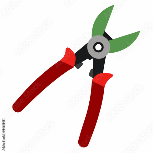 Pruning Shears Vector Illustration on White Background | SVG & Cricut Files for Cut Design