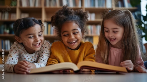 Reading for kids, highlighting children enjoying books with bright illustrations