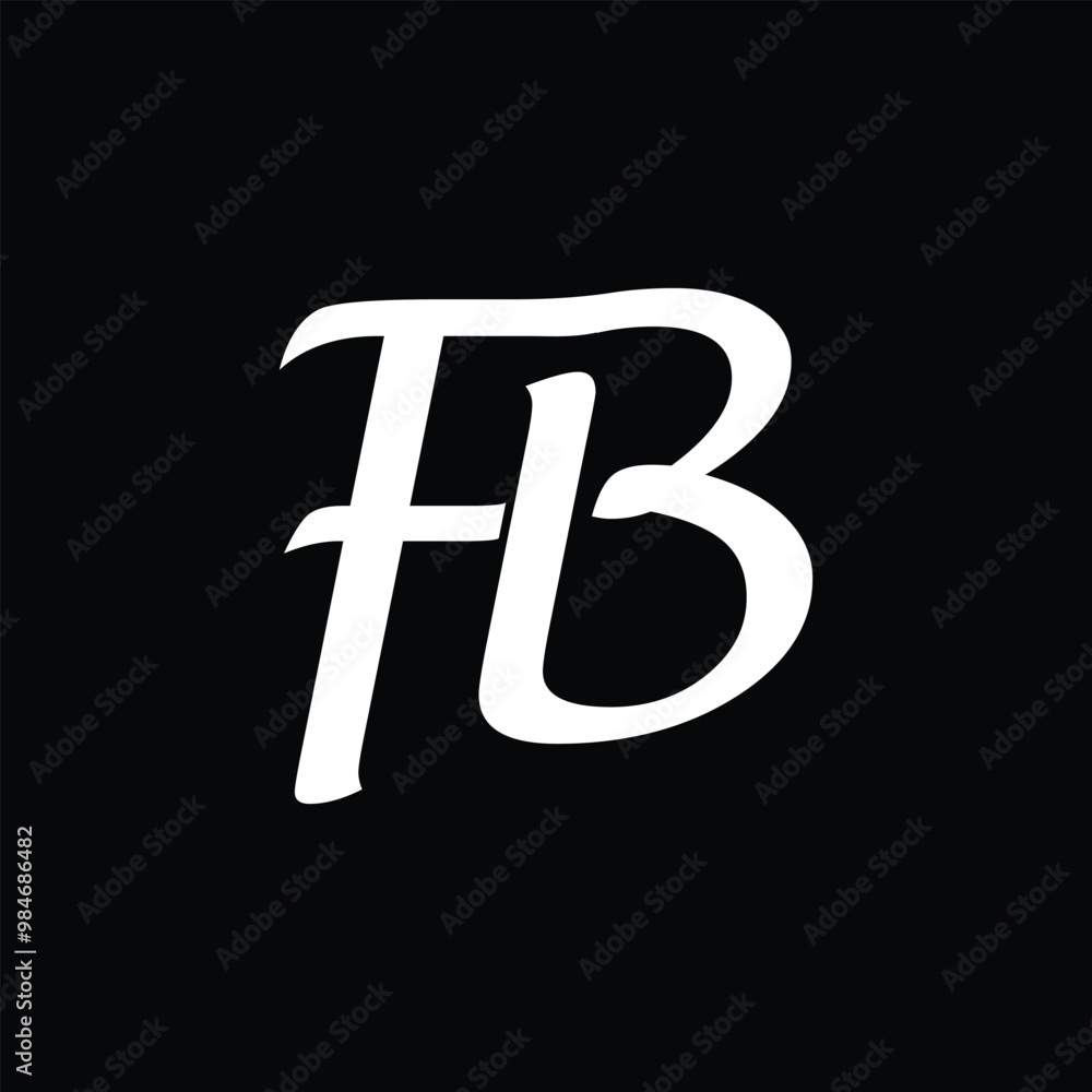 FB letter background vector design, FB logo design. FB letter background vector design, FB logo design.