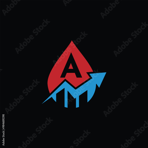 Free Download Financial Growth Symbol And Letter A Logo - GFXLoad