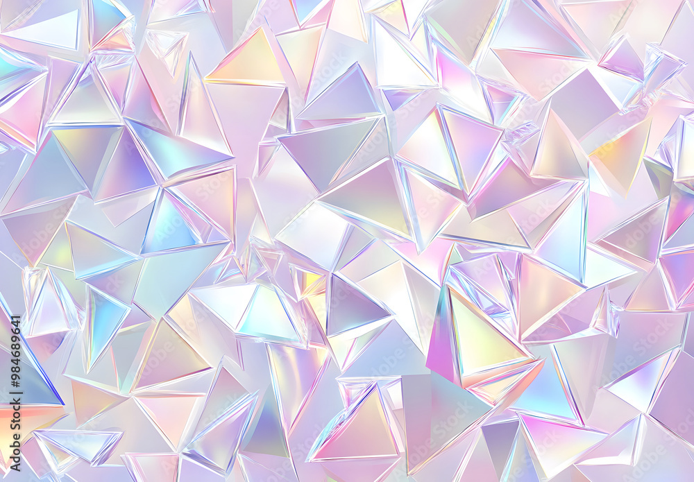 Colorful Abstract Geometric Pattern with Soft Gradient Lighting Colorful Abstract Geometric Pattern with Soft Gradient Lighting