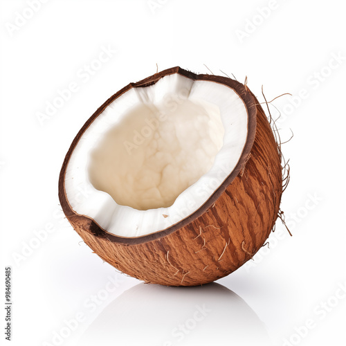 Coconut isolated on white background 