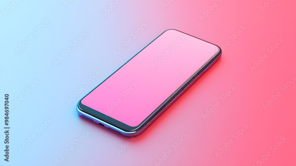 smartphone mockup. Mobile phone background. Device front view. 3D mobile phone template smartphone mockup. Mobile phone background. Device front view. 3D mobile phone template
