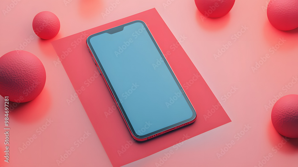 smartphone mockup. Mobile phone background. Device front view. 3D mobile phone template smartphone mockup. Mobile phone background. Device front view. 3D mobile phone template