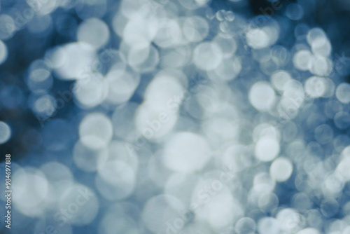 Colorful bokeh lights background.