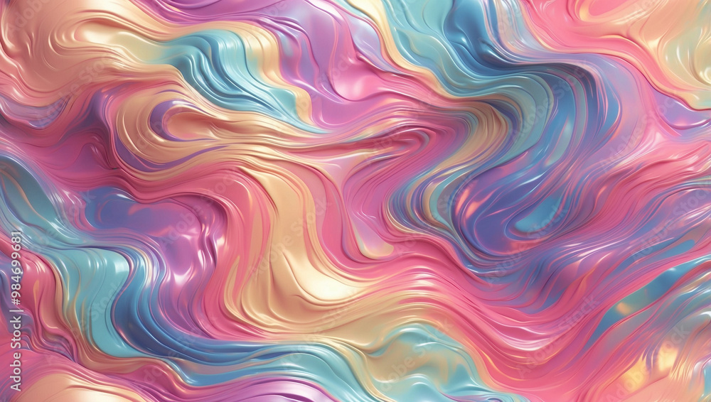 Iridescent Rainbow Foil Iridescent Rainbow Foil