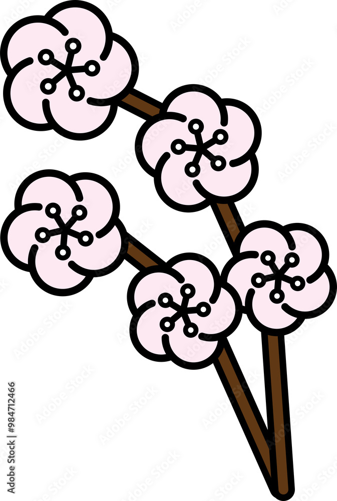 Lunar New Year items-plum blossom Lunar New Year items-plum blossom